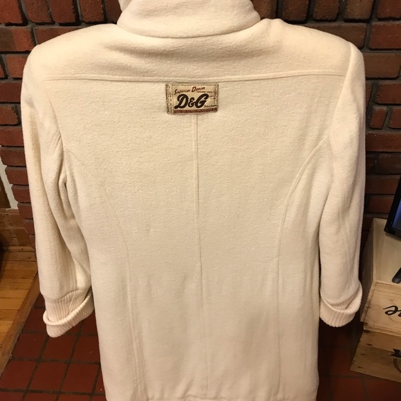 Authentic Dolce &Gabbana cashmere apple vintage jacket size L - Picture 4 of 7